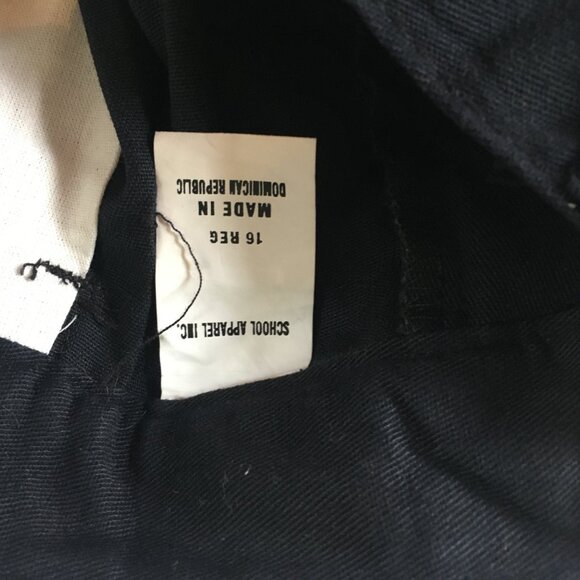 School Apparel Size 16 Girls 7221R Navy Blue Dress Pants School Adjustable New - Picture 12 of 13